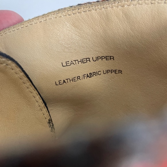 L.A.M.B. By Gwen Stefani No Doubt Wool Plaid Suede Lace Up Booties Size 7 - Picture 12 of 14